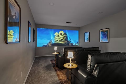 A theater room that everyone will enjoy!