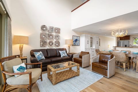 Living Space with Coastal Accents