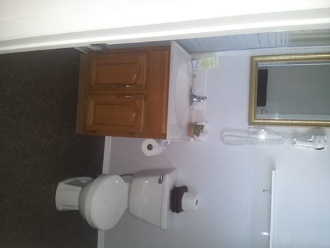 Standard Room, 2 Double Beds | Bathroom | Free toiletries, hair dryer, towels