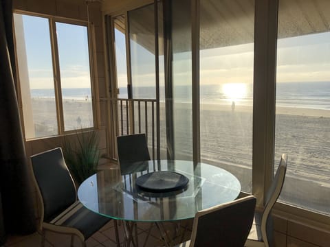 Dine by the ocean with panoramic water, beach and boardwalk views!