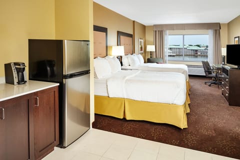 Suite, 2 Queen Beds | In-room safe, desk, laptop workspace, iron/ironing board