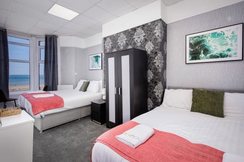 Family Quadruple Room, Beach View | Iron/ironing board