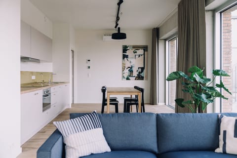 Loft, Balcony, City View | Living area