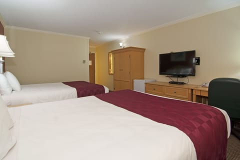 Standard Room, 2 Queen Beds, Non Smoking | Premium bedding, desk, iron/ironing board, free WiFi