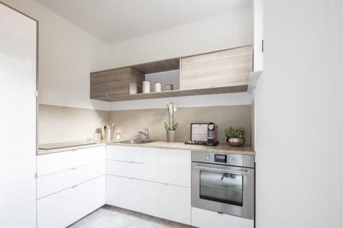 Deluxe Apartment, 1 Bedroom | Private kitchen