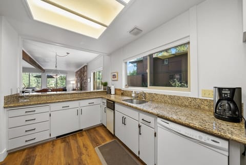 Open and updated kitchen