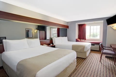 Standard Room, 2 Queen Beds | Premium bedding, desk, free cribs/infant beds, rollaway beds