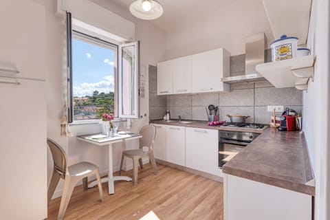 Kitchen and dining area