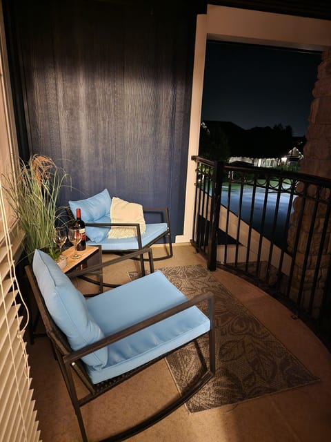 Deck off of master bedroom with partial mountain and ocean views
