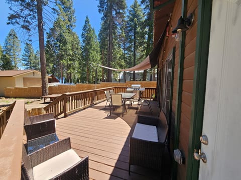 Cabin, Partial Lake View | Terrace/patio