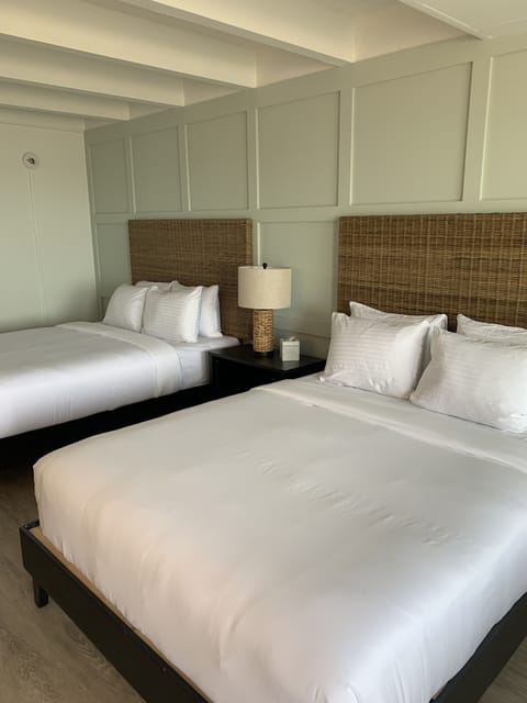 Deluxe Room, 2 Queen Beds, Patio First Level, Full Unobstructed Ocean View | Premium bedding, individually decorated, individually furnished