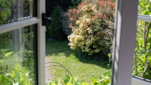 Rooms are bathed in soft natural light