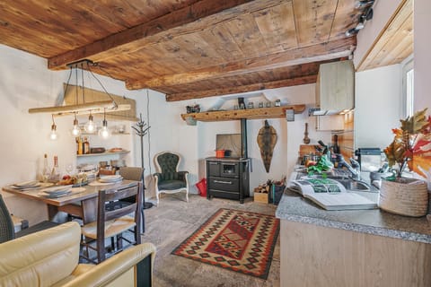 Kitchen and dining area