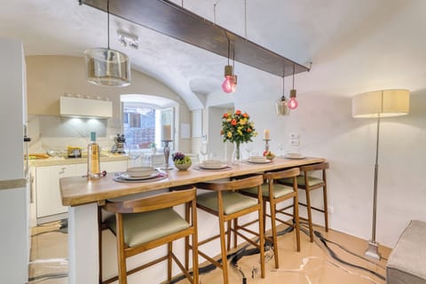 Kitchen and dining area