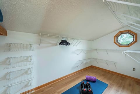 No need to live out of a suitcase—enjoy the convenience of a large closet during your stay.