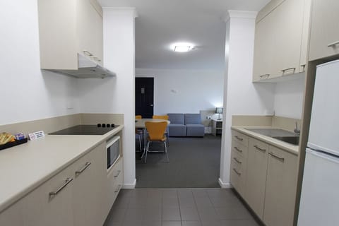 Standard Apartment, 2 Bedrooms, Kitchenette | Private kitchen | Fridge, microwave, electric kettle