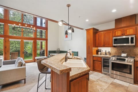 Fully stocked kitchen