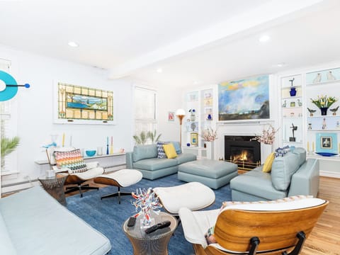 Living Room with 65" TV