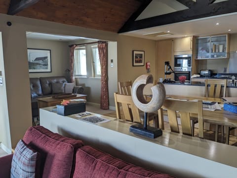 Alcove off main area with a sofa bed. Main lounge has seating for 6 without it.