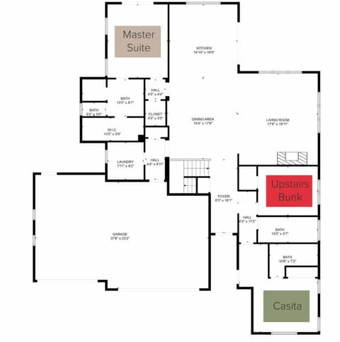 Upstairs Floor Plan