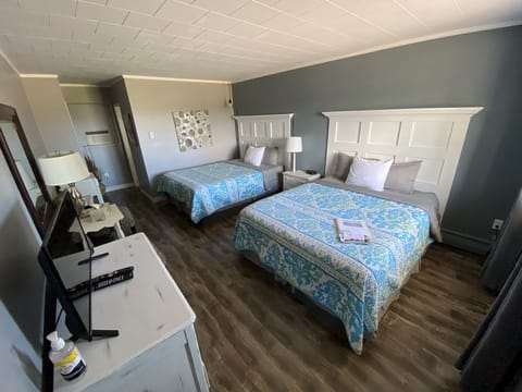 Room #5 Standard Room, 2 Double Beds | Iron/ironing board, free rollaway beds, free WiFi, bed sheets