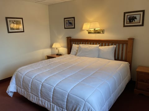 Room, 1 King Bed | Pillowtop beds, desk, iron/ironing board, free WiFi