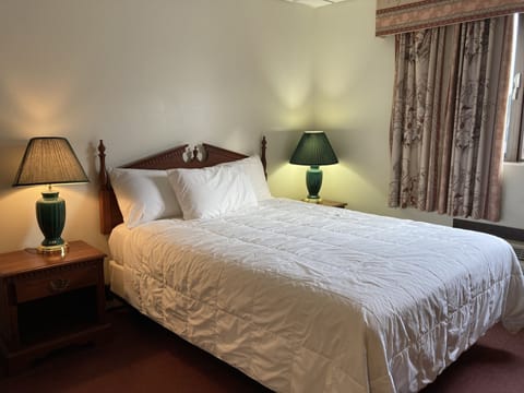 Room, 1 Queen Bed, Accessible | Pillowtop beds, desk, iron/ironing board, free WiFi