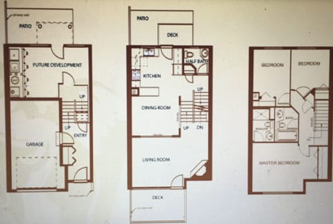 Premium Townhome, 3 Bedrooms, Mountain View | Floor plan