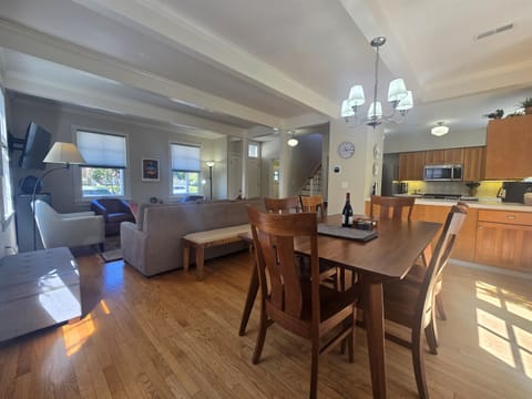 DIning room and living room