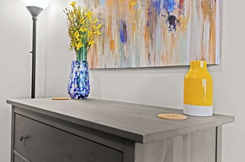 Bedroom 2: Unit 135 - Sleep stacked in style—queen bunks built for comfort and adventure.