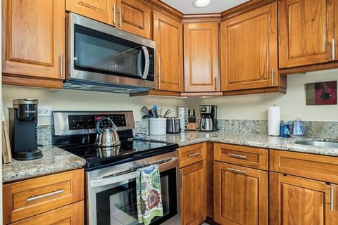 Kitchen fully stocked with all your cooking needs