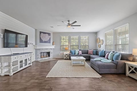 This is the main living room area of the home