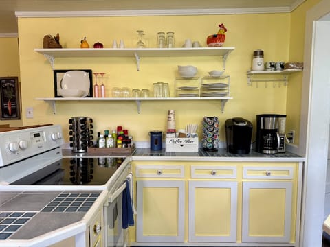 Book accurate sunny yellow kitchen