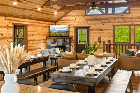 A dining area designed for good food and great company. (House 1)