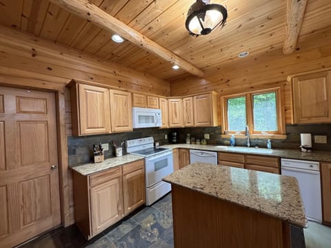 Fully stocked kitchen