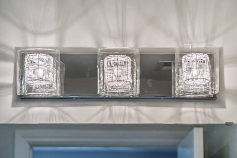 Artistically designed bathroom