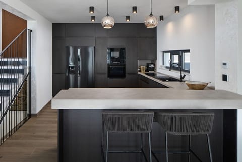 A fully equipped kitchen that has all the amenities you need for your culinary expertise
