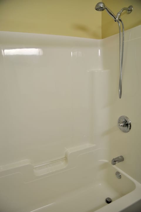 Standard Room, 2 Double Beds | Bathroom shower
