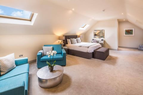 Executive Suite, Private Bathroom (Family) | Laptop workspace, blackout drapes, soundproofing, iron/ironing board