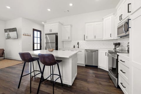 Our fully stocked kitchen!