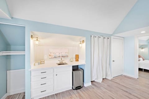 This bathroom is shared by several bedrooms