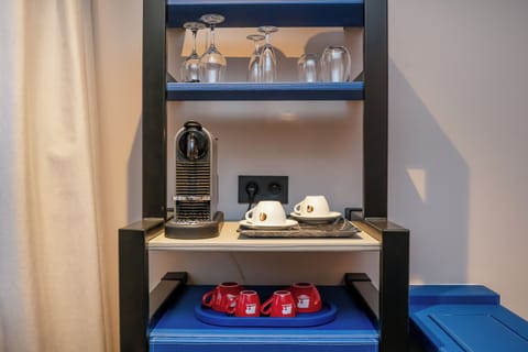 Comfort Double Room, Courtyard View | Premium bedding, minibar, in-room safe, individually decorated