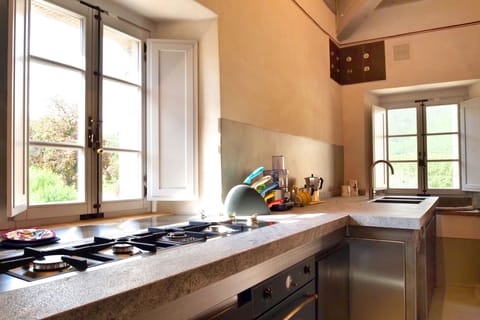 Exclusive Apartment, 5 Bedrooms (Villa Colognola) | Private kitchen | Full-size fridge, oven, stovetop, dishwasher