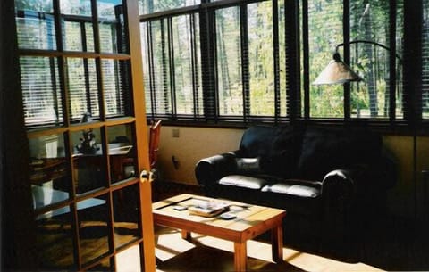 Deluxe Cabin, 2 Bedrooms, Non Smoking, Mountain View | Living room | TV