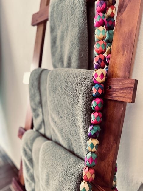 Single Room, 1 Queen Bed | Bathroom | Shower, rainfall showerhead, towels, soap