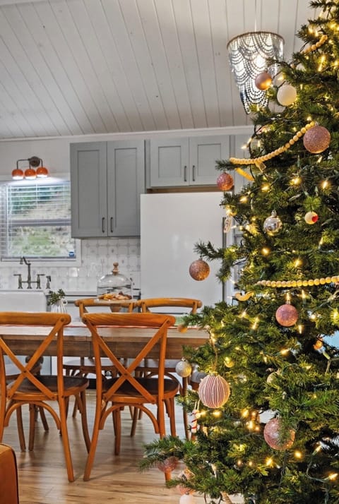 Holiday bedding ready to snuggle in❤️