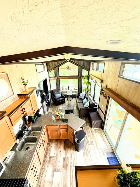 Overhead View of Living Space