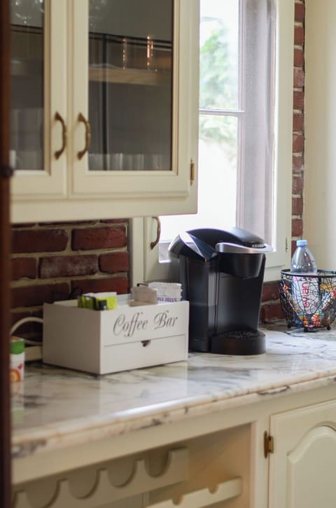 Start your day right at our fully stocked coffee bar