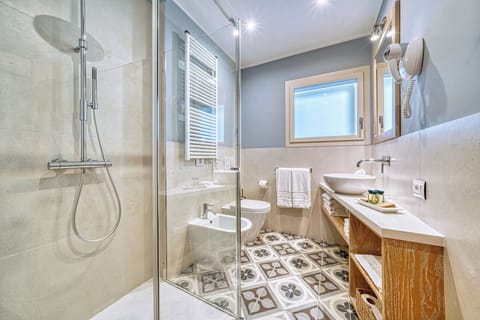 Classic Suite (Family) | Bathroom | Hair dryer, bathrobes, slippers, bidet