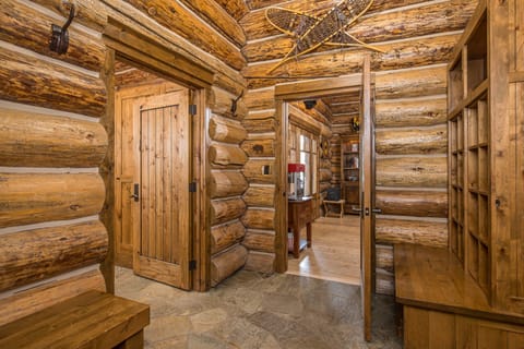 Garage Door Entrance into Mudroom